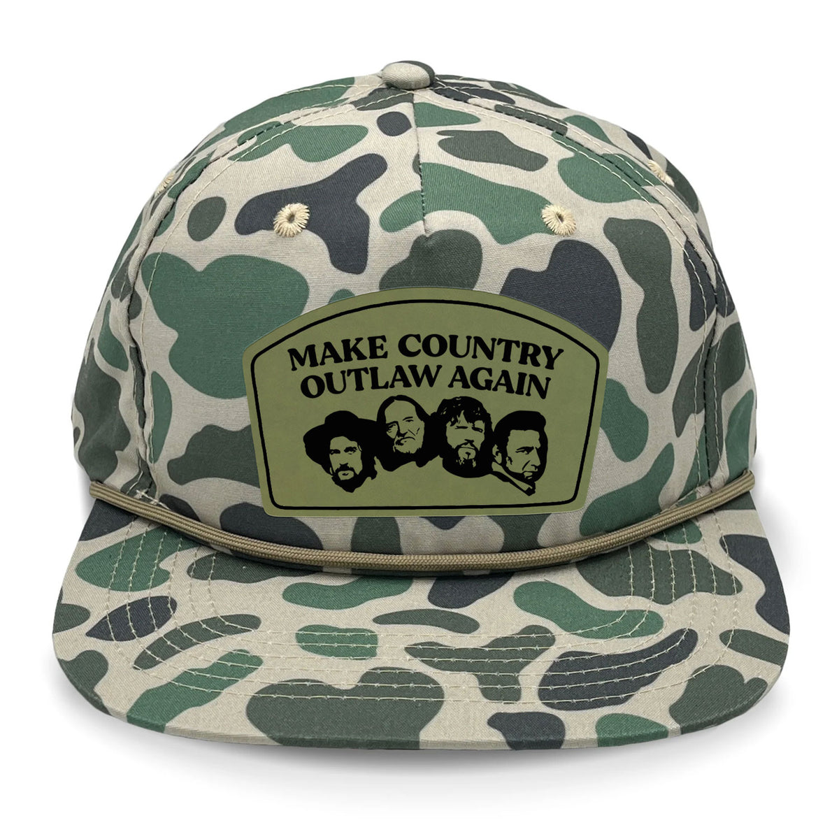 Make Country Outlaw Again Flat Bill Rope
