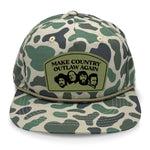 Make Country Outlaw Again Flat Bill Rope