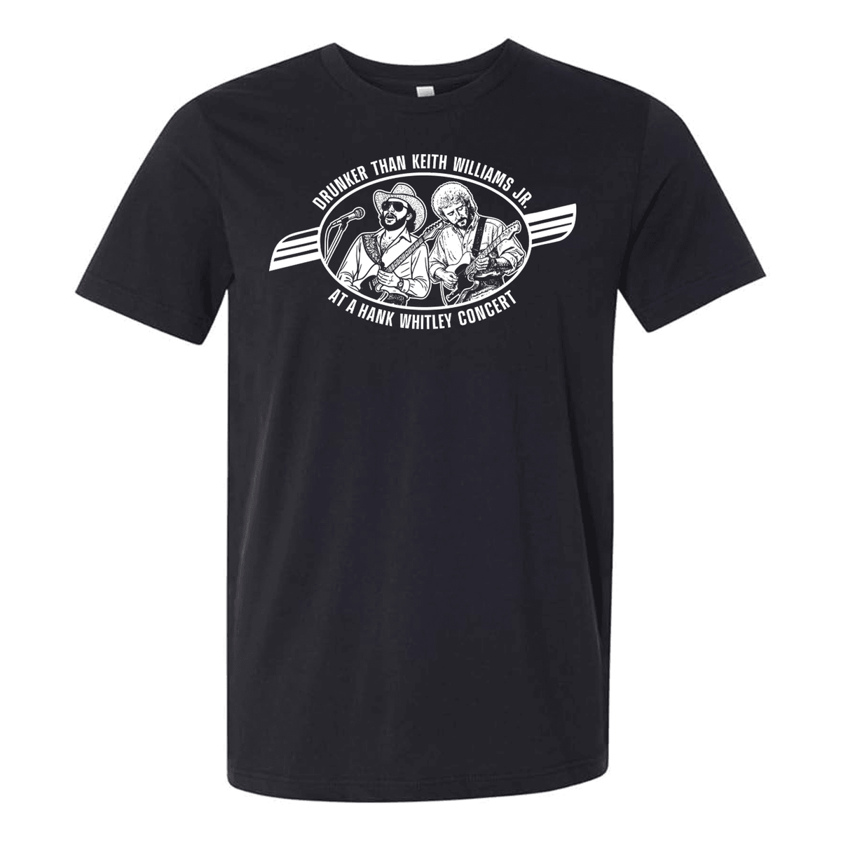 Hank Whitley Tee SALE - Black