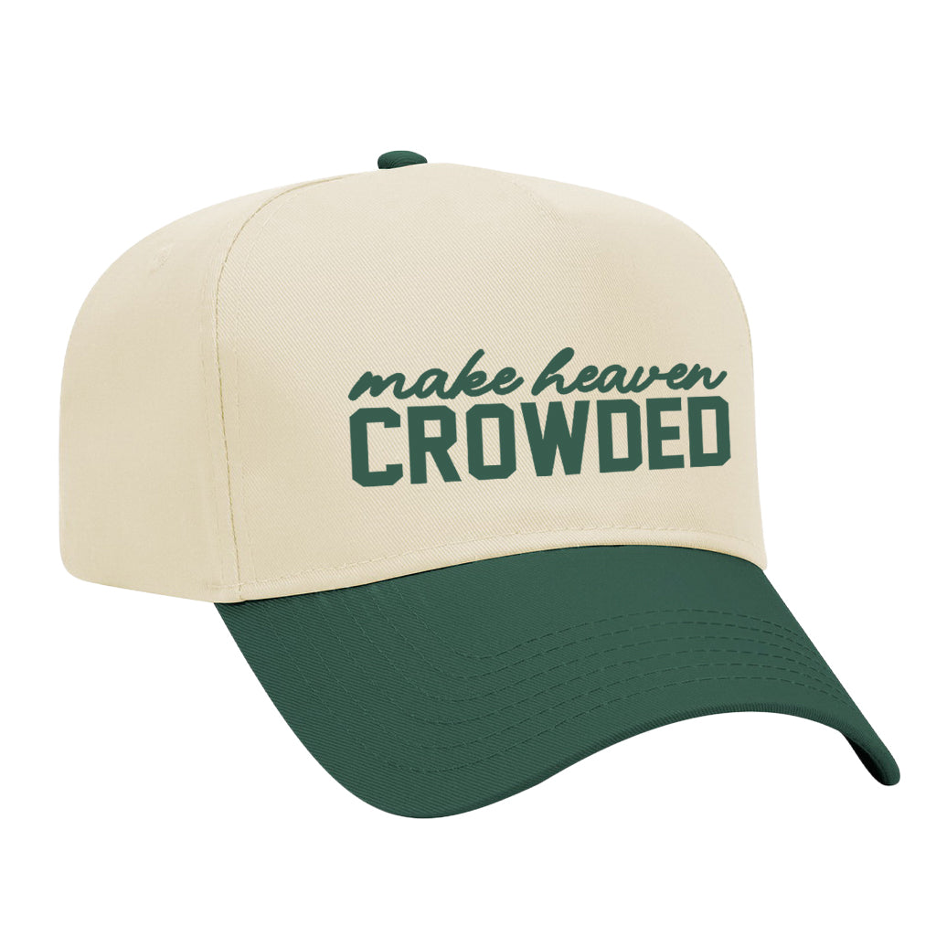 Make Heaven Crowded Two-Tone Embroidered Hat