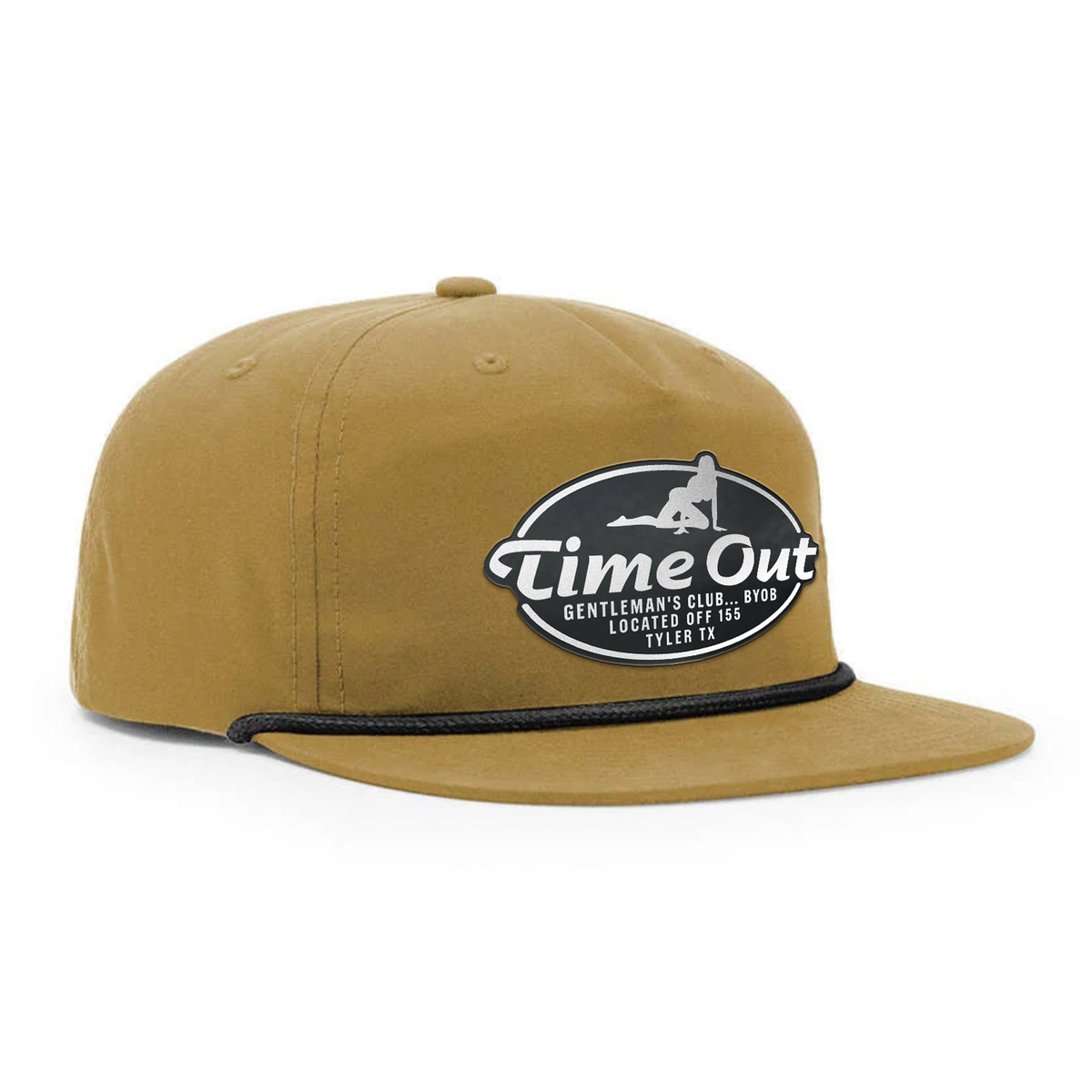Time Out Gentleman's Club Leather Patch Hat
