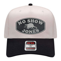 No Show Jones Two-Tone Patch Hat - Natural & Black
