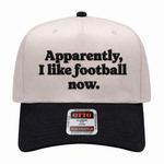 Apparently, I Like Football Embroidered Hat