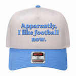 Apparently, I Like Football Embroidered Hat