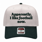 Apparently, I Like Football Embroidered Hat