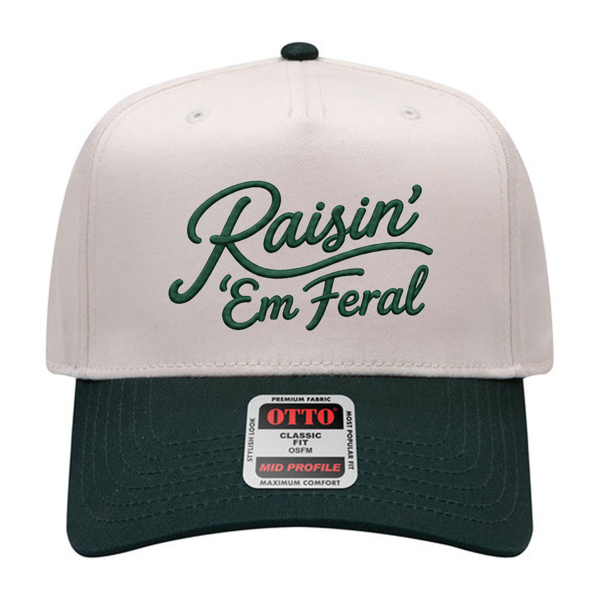 Raisin' 'Em Feral Embroidered Hat