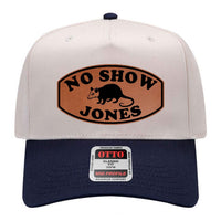 No Show Jones Two-Tone Patch Hat - Natural & Navy
