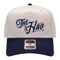 The Hag Two-Tone Patch Hat - Natural & Navy