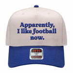 Apparently, I Like Football Embroidered Hat