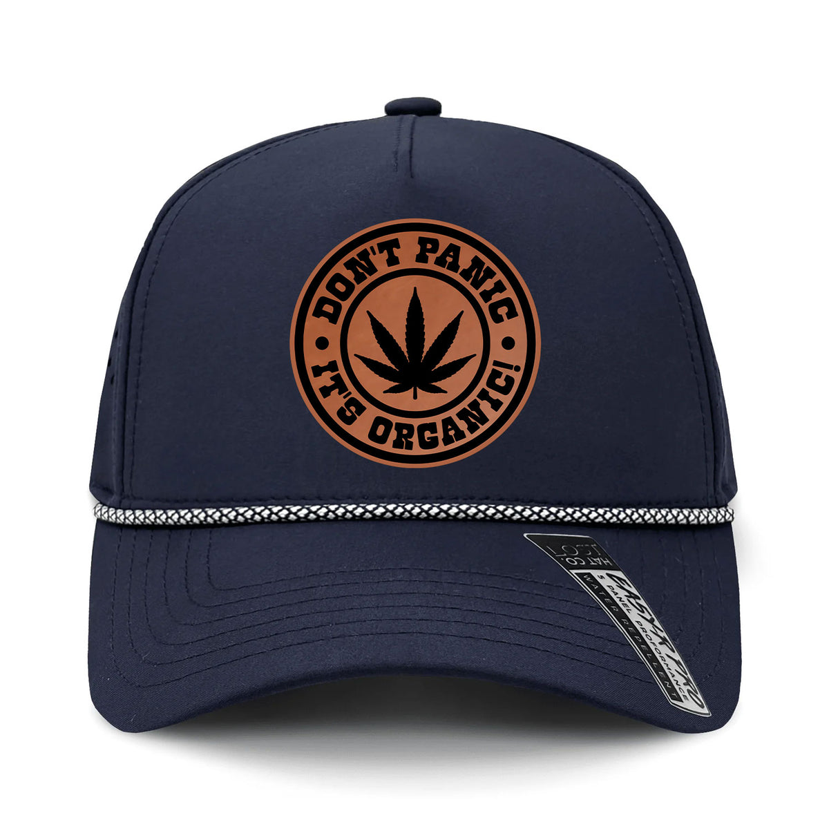 Don't Panic It's Organic Performance Leather Patch Hat