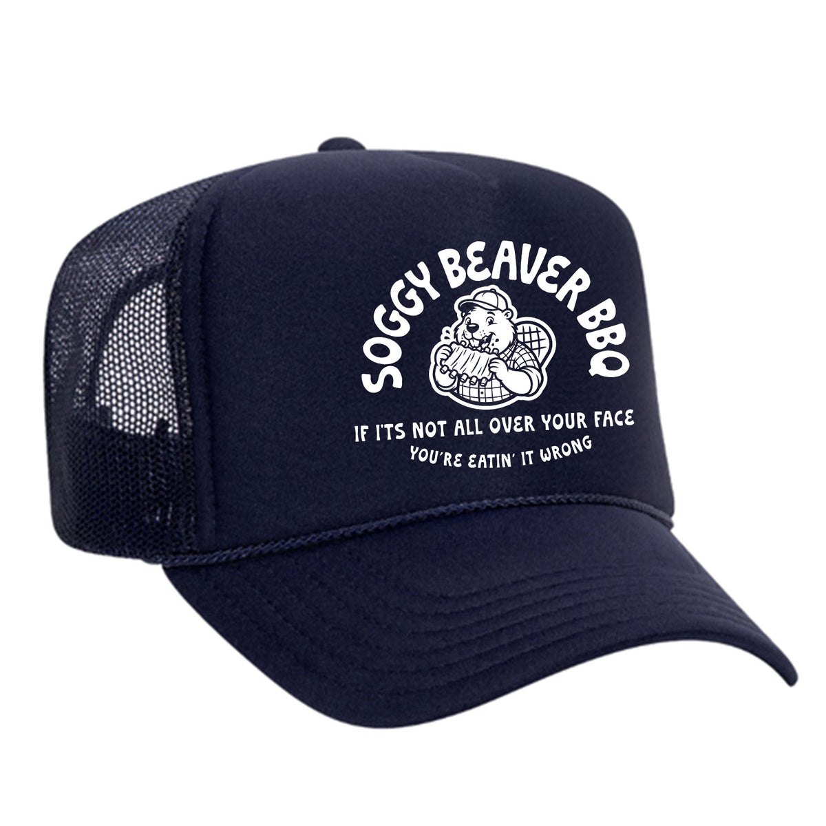 Soggy Beaver BBQ Foam Trucker Hat