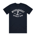 Never Shoot With Your Drinkin' Hand Premium Tee