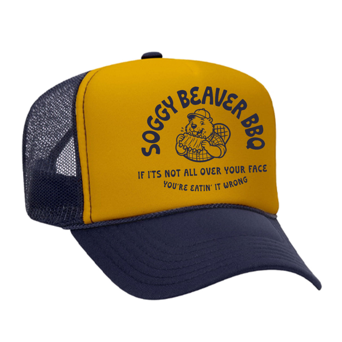 Soggy Beaver BBQ Foam Trucker Hat