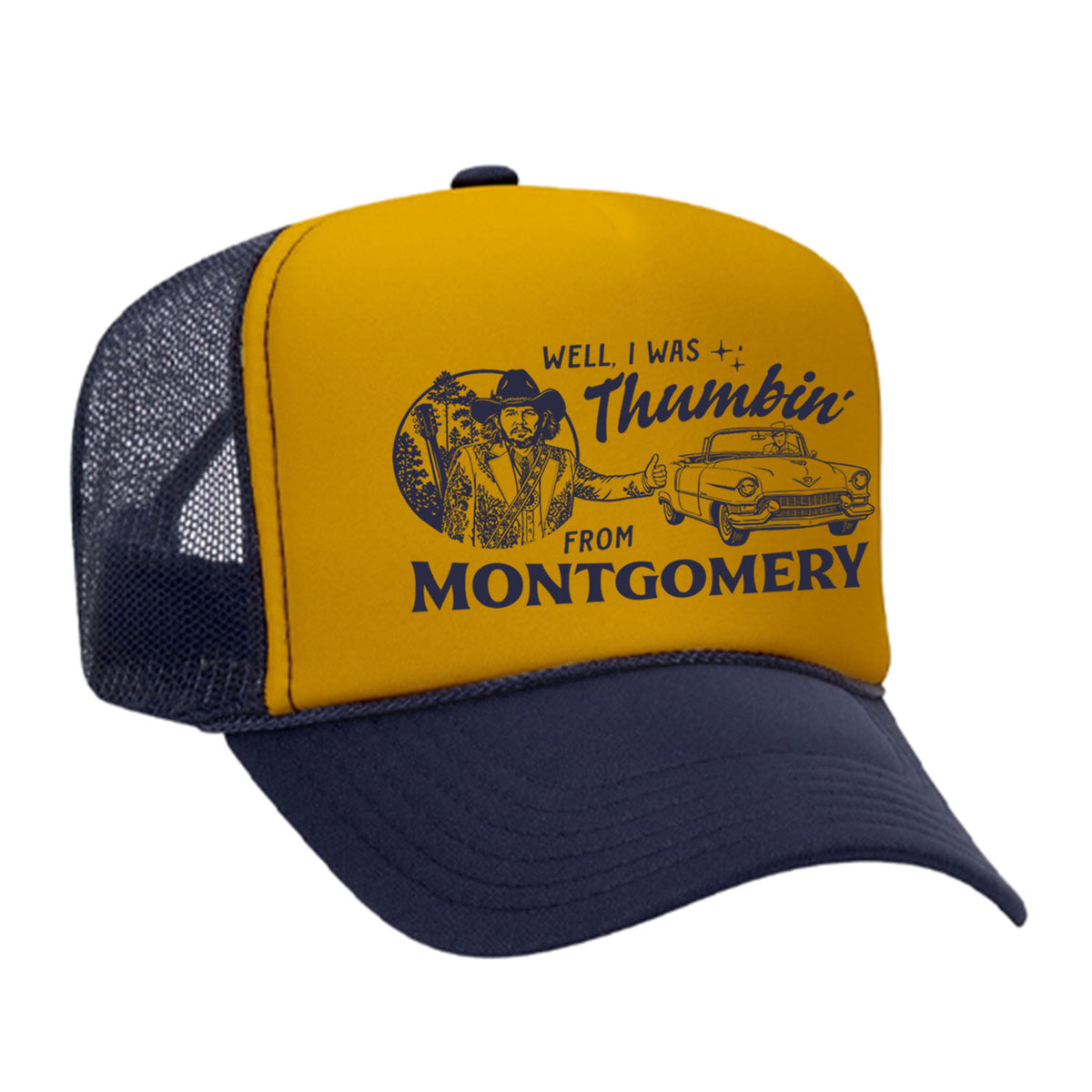 Thumbin' From Montgomery Foam Trucker Hat