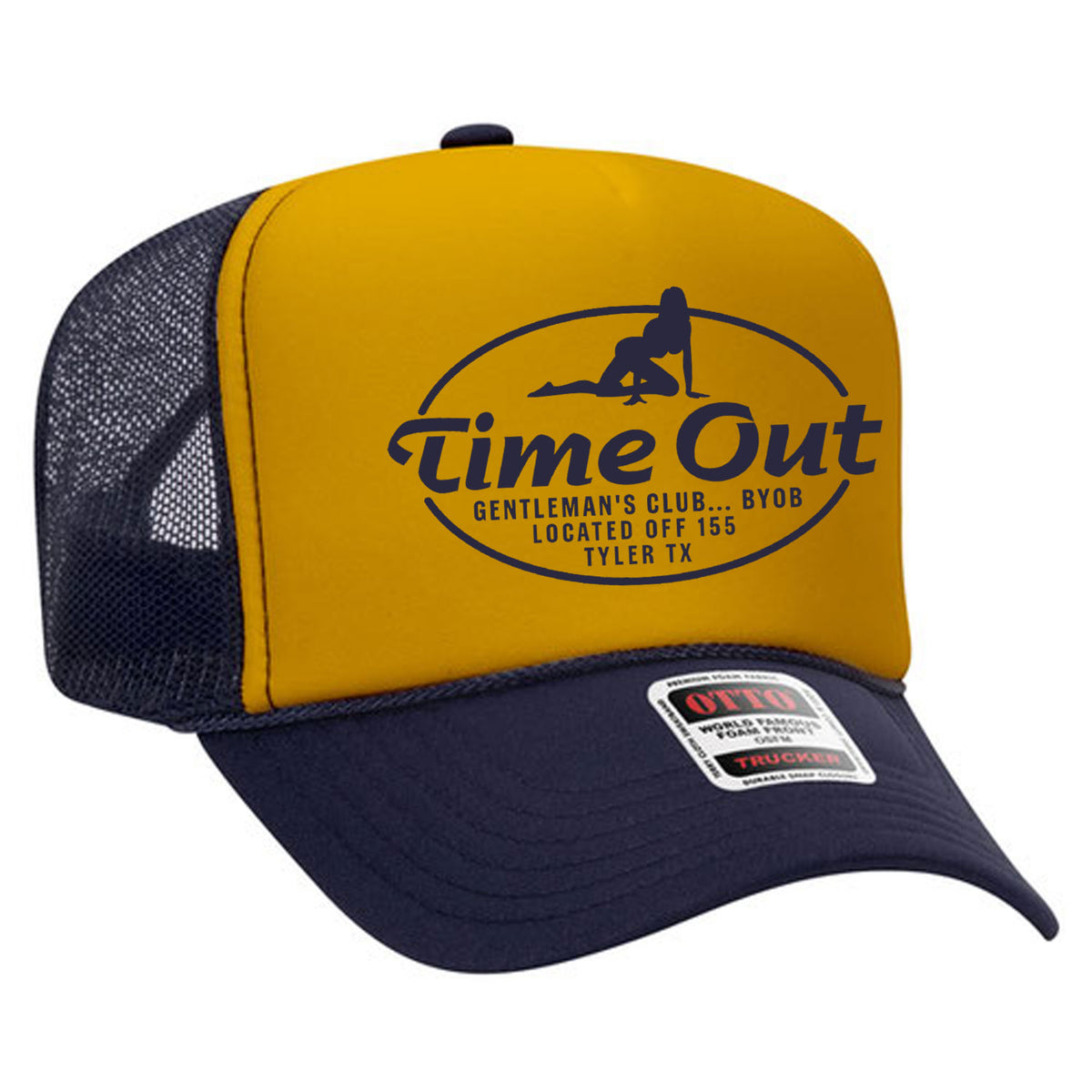 Time Out Gentleman's Club Foam Trucker Hat Limited Edition