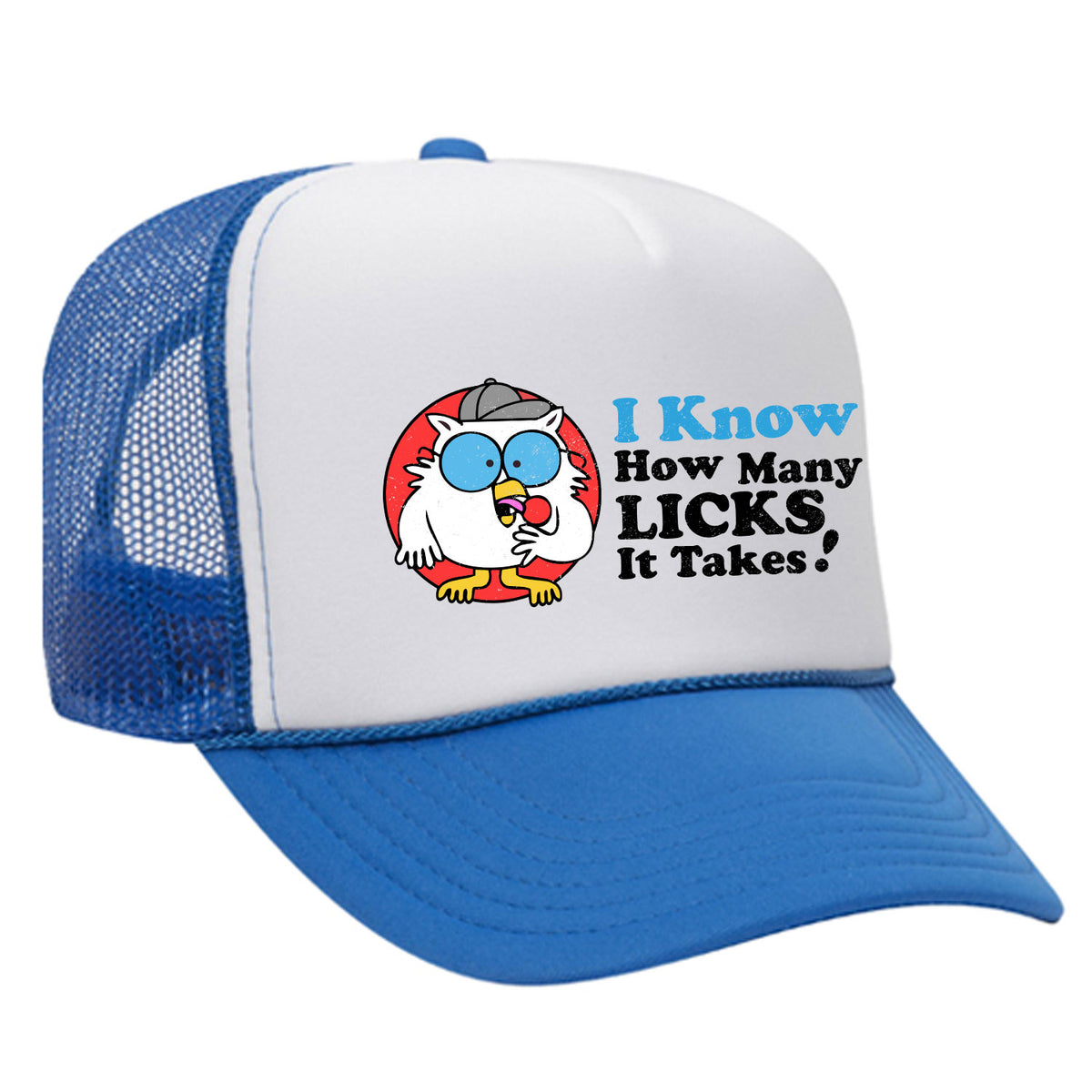 How Many Licks Foam Trucker Hat