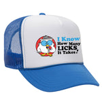 How Many Licks Foam Trucker Hat