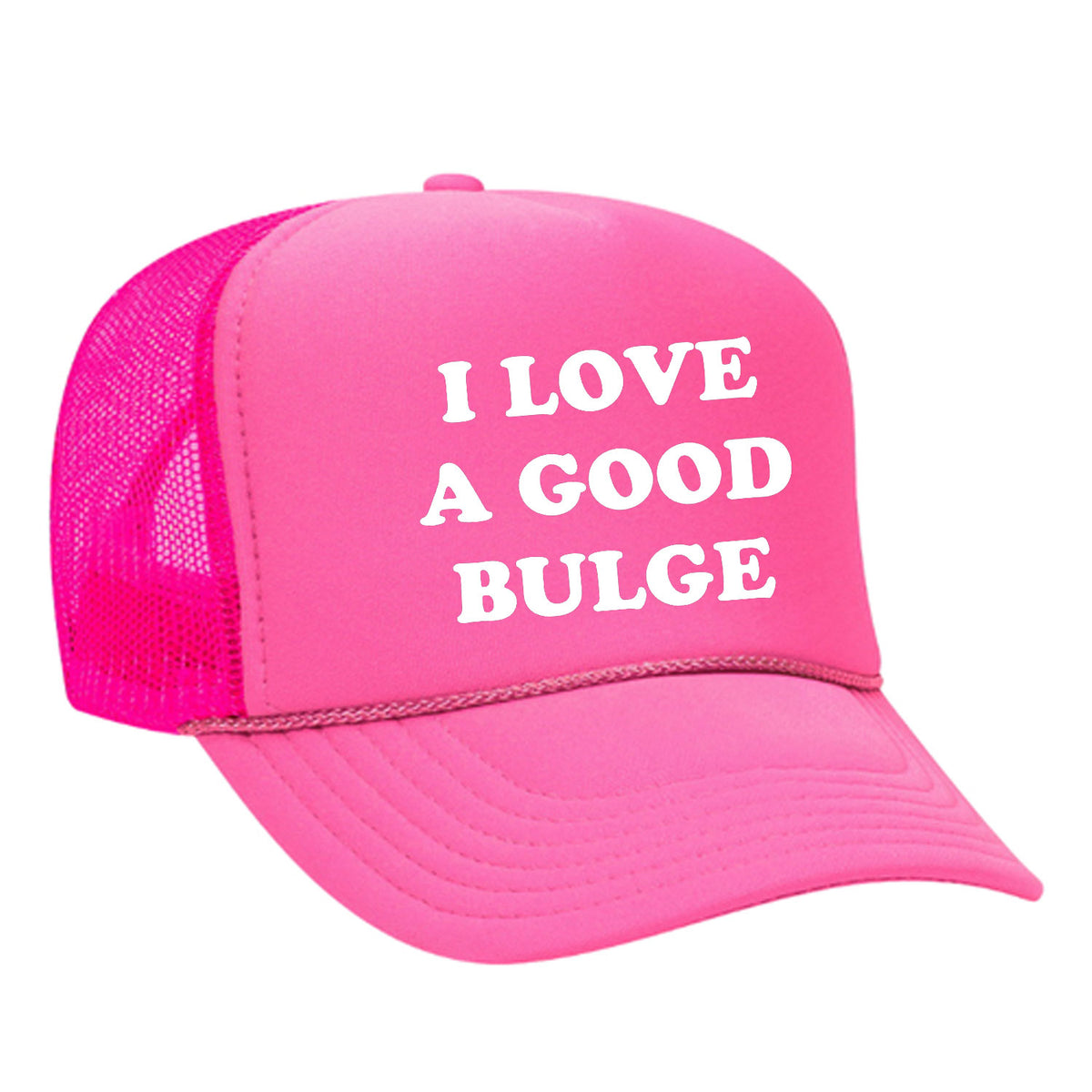 I Love A Good Bulge Foam Trucker Hat