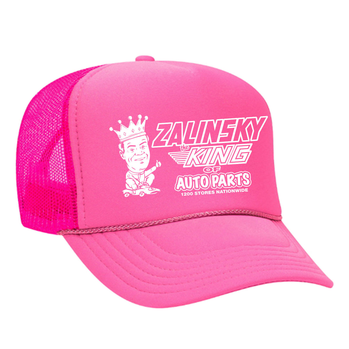 Zalinsky The King Of Auto Parts Foam Trucker Hat
