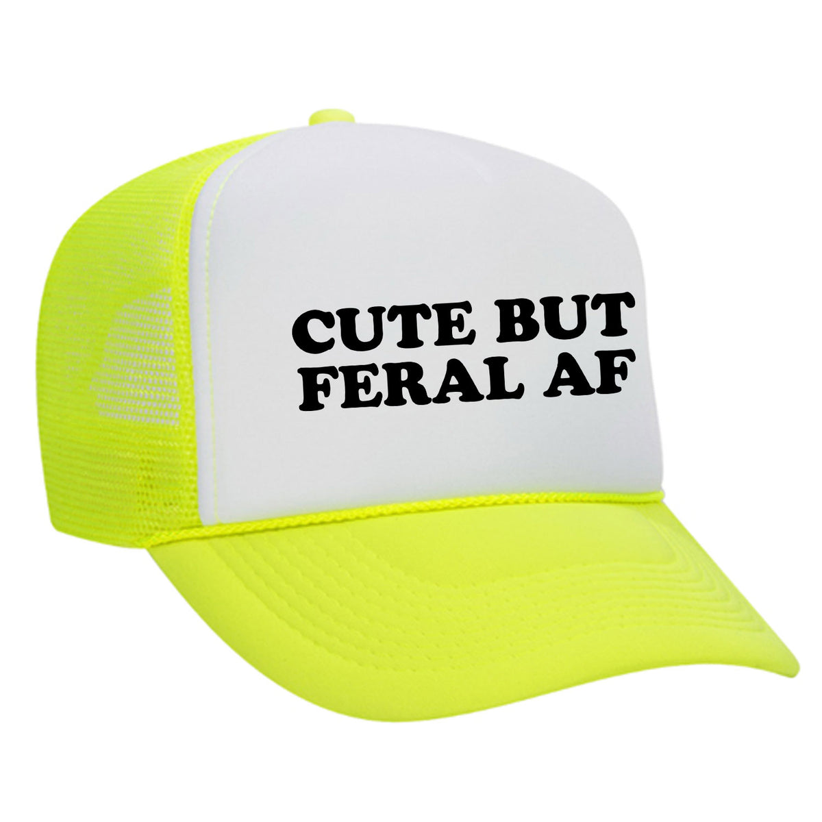 Neon Yellow / White