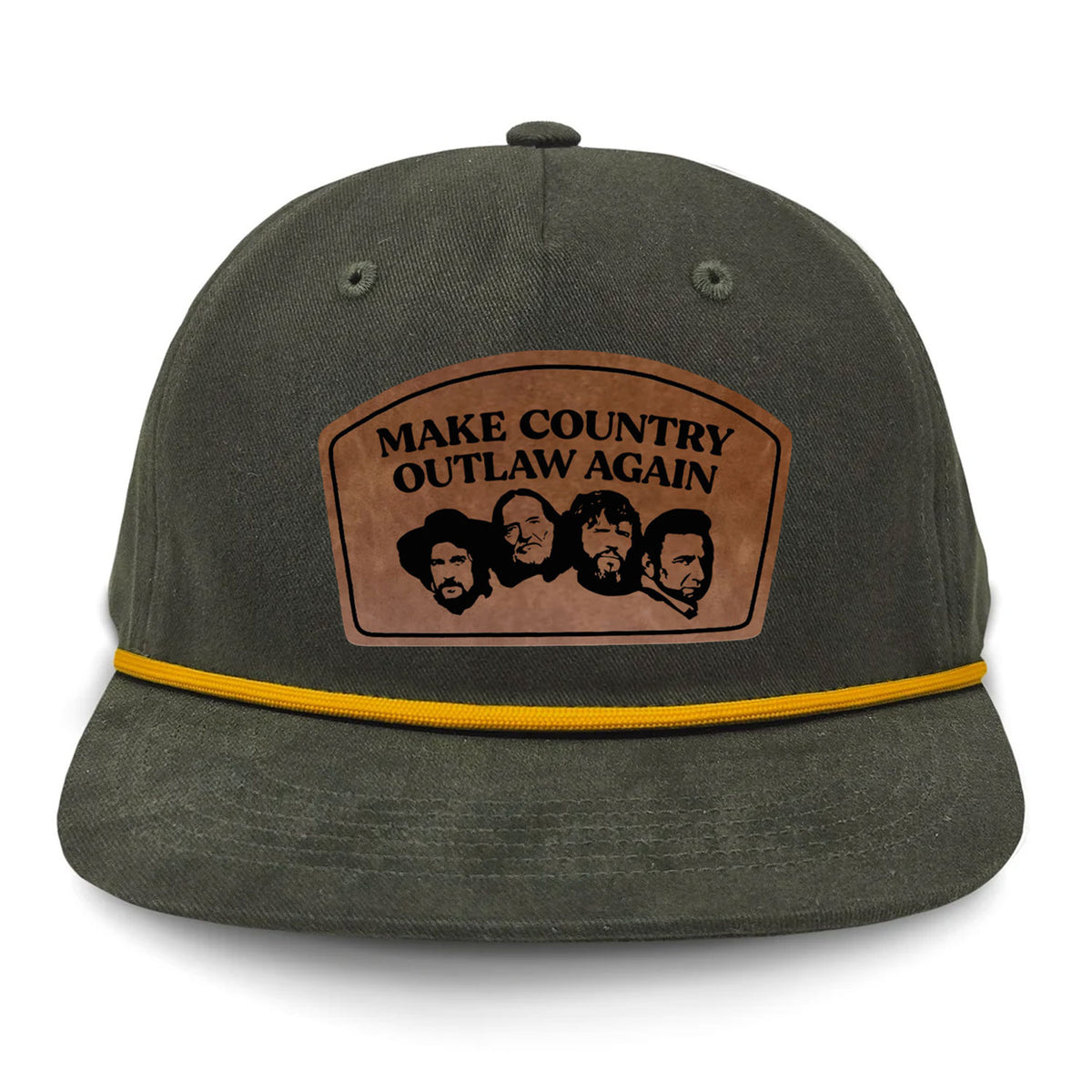 Make Country Outlaw Again Flat Bill Rope