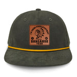 Chief Pokalotatwat Flat Bill Rope Leather Patch Hat