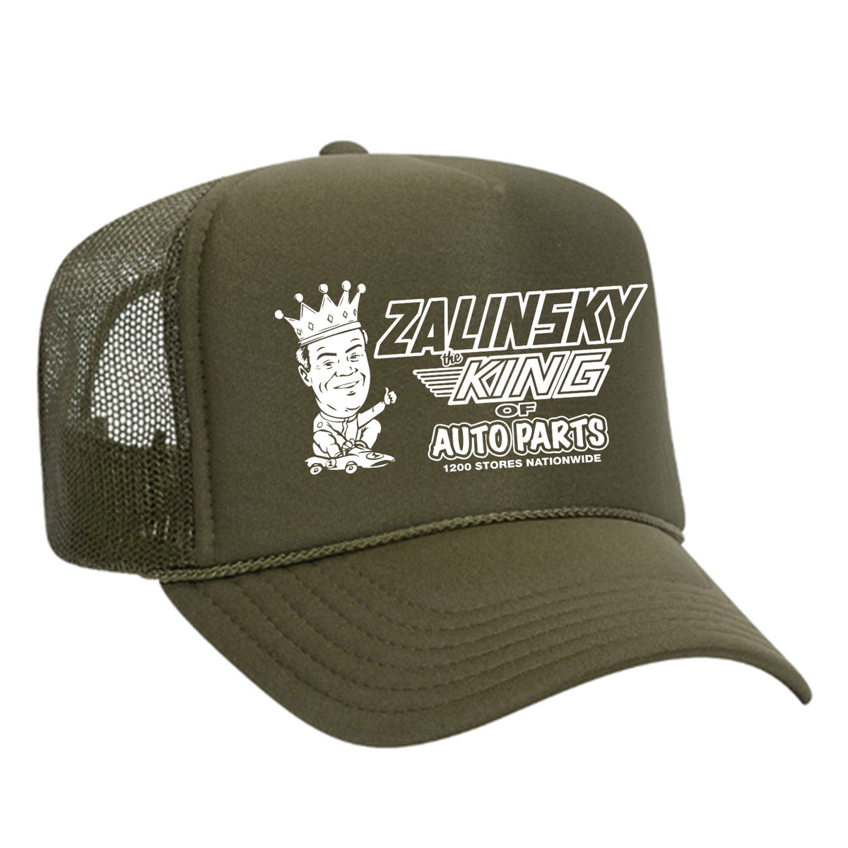 Zalinsky The King Of Auto Parts Foam Trucker Hat