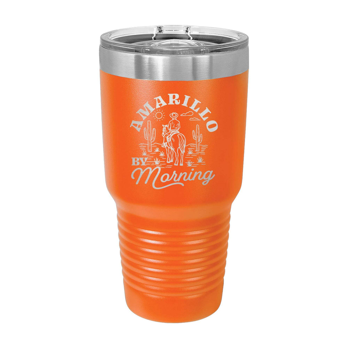 Amarillo By Morning 30oz Tumbler - Orange