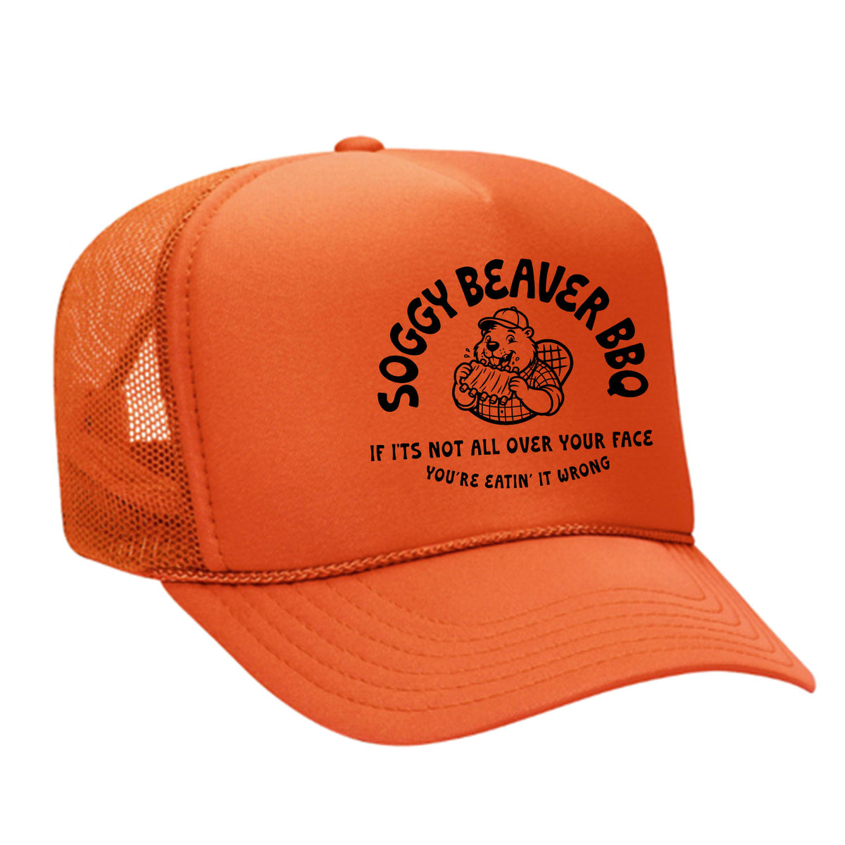 Soggy Beaver BBQ Foam Trucker Hat