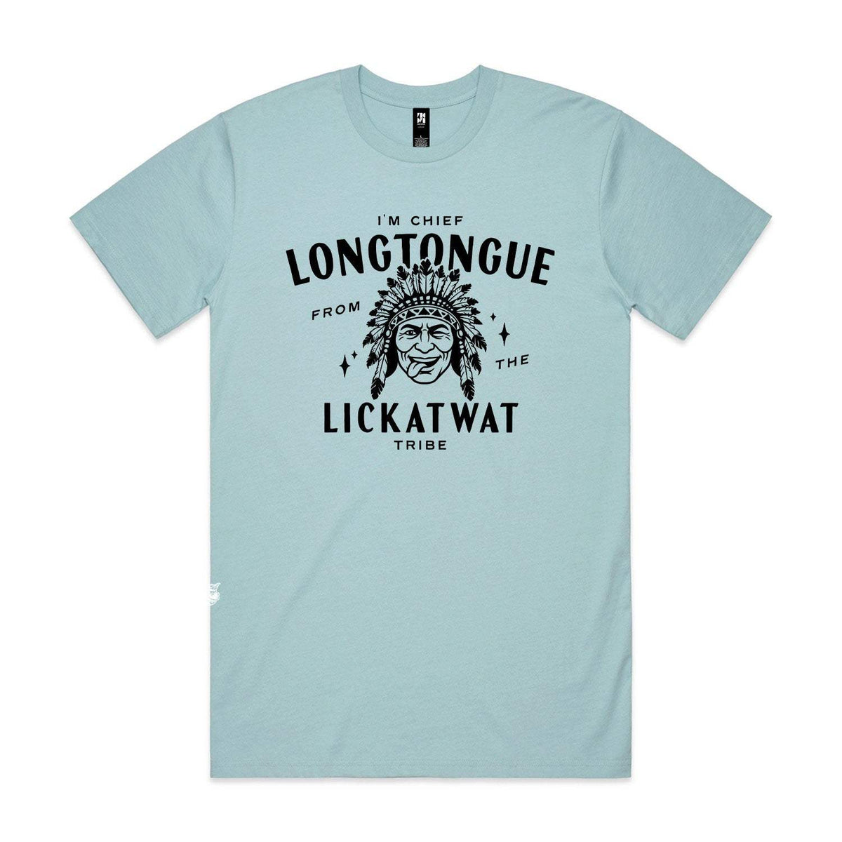 Chief Longtongue Premium Tee - Pale Blue