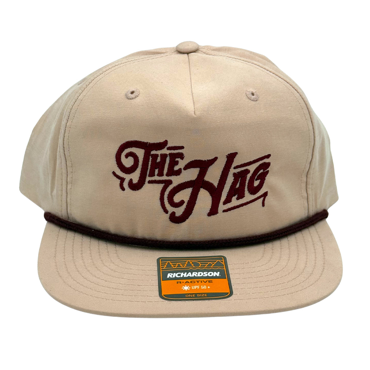 The Hag Embroidered Flat Bill Hat