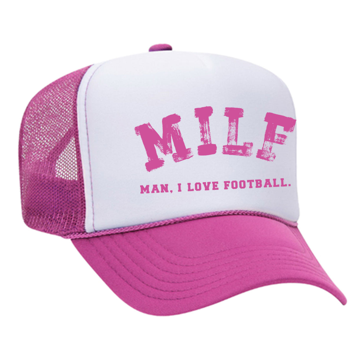 Man, I Love Football Foam Trucker Hat