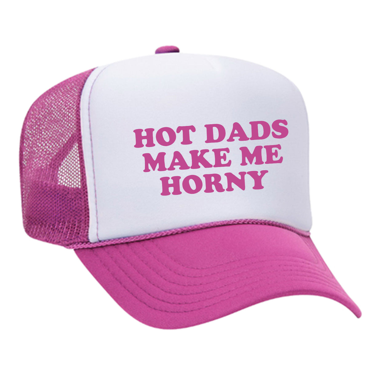 Hot Pink / White