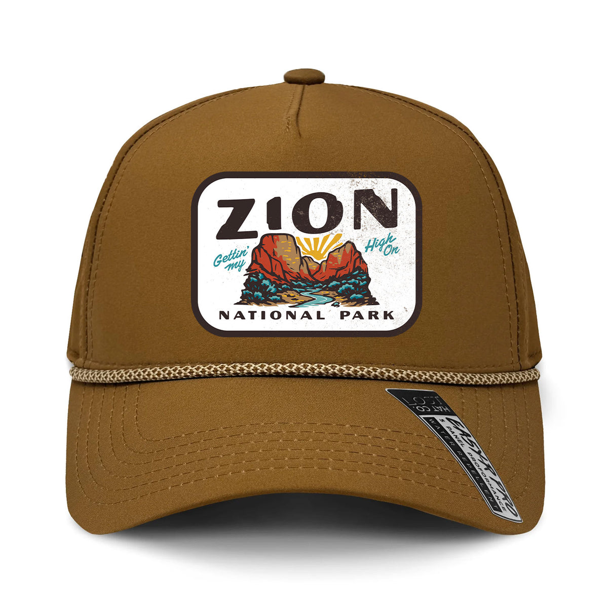Gettin' My High On At Zion Patch Hat