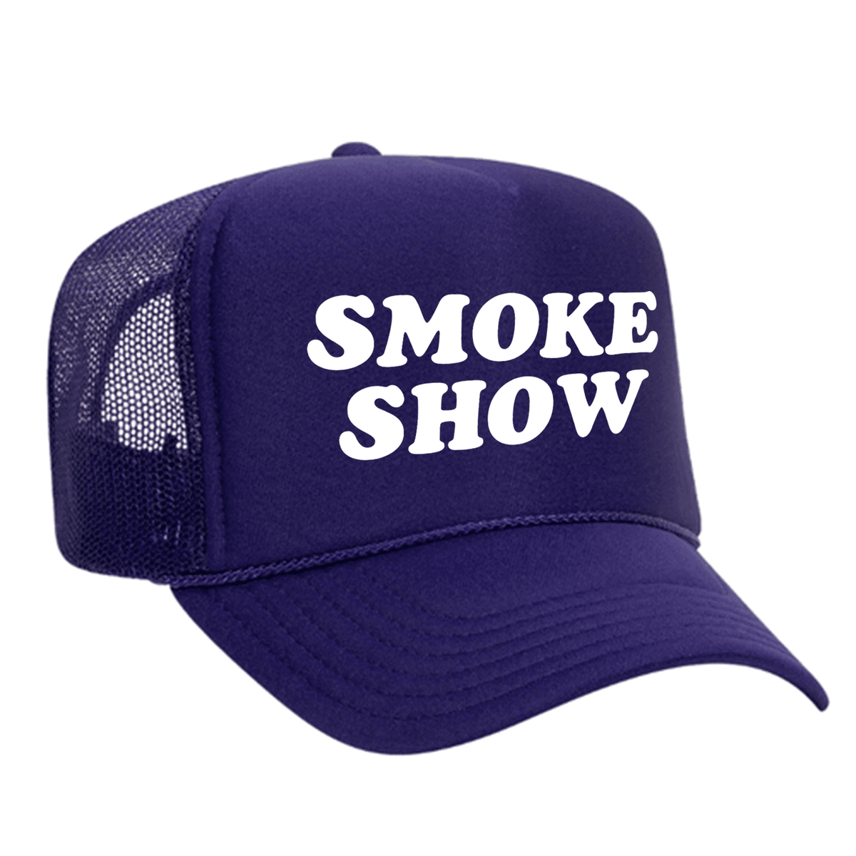 Smoke Show Foam Trucker Hat - Purple