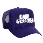 I Love Sluts Foam Trucker Hat