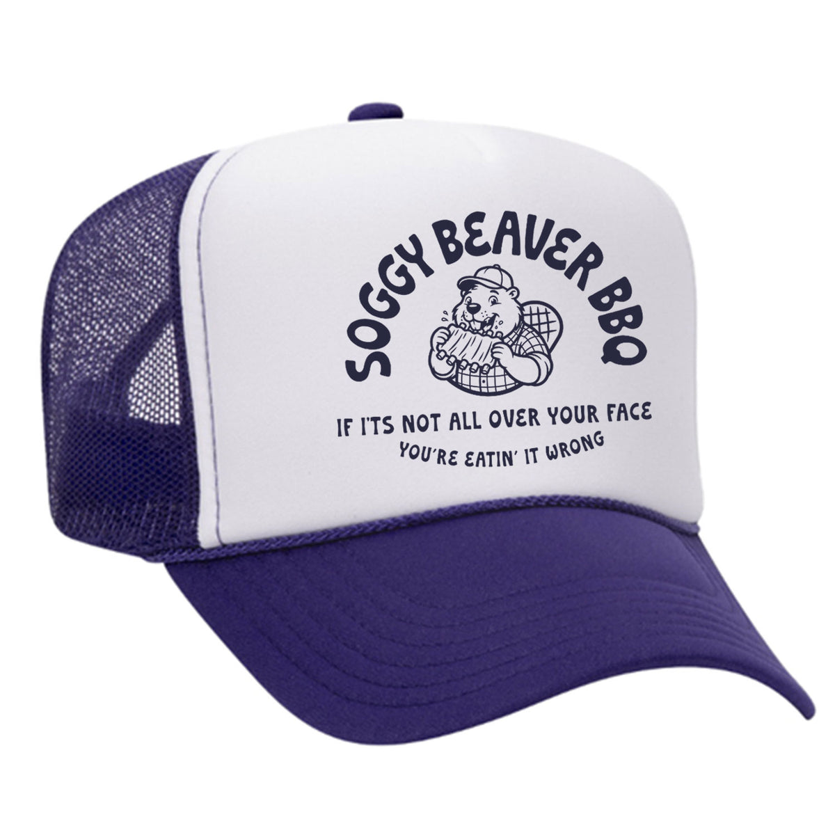 Soggy Beaver BBQ Foam Trucker Hat