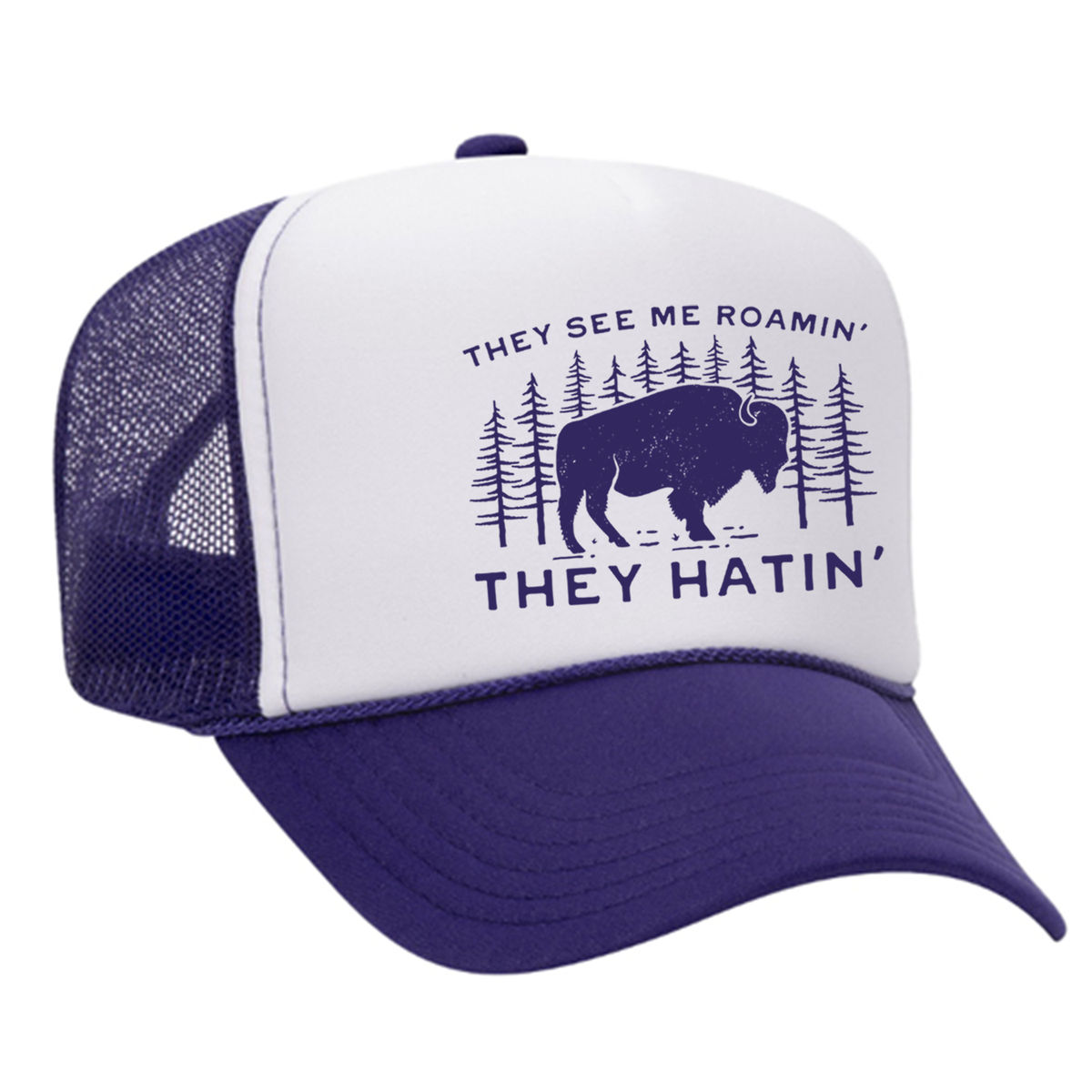 They See Me Roamin' Foam Trucker Hat