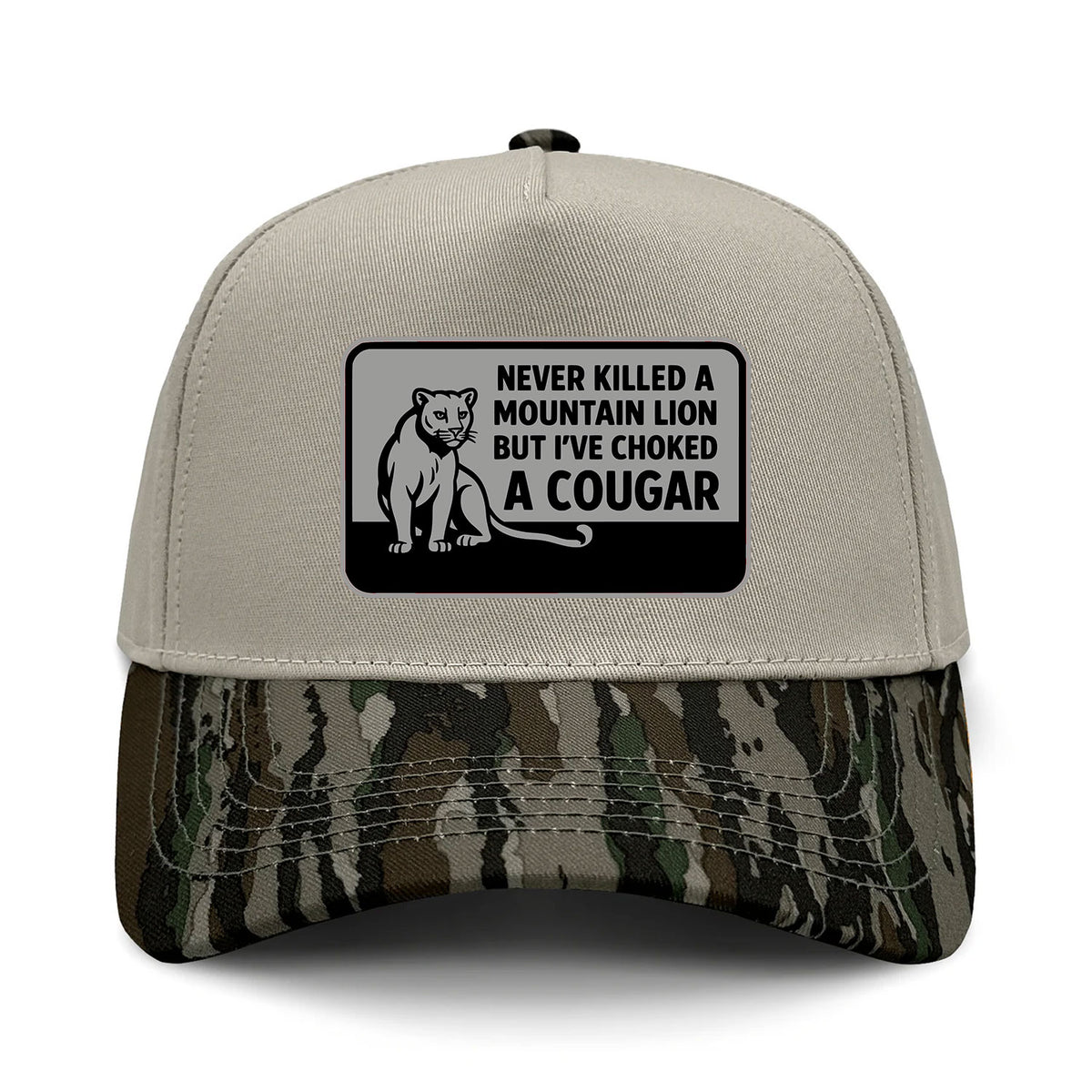Choked A Cougar 5-Panel Hybrid Camo Hat