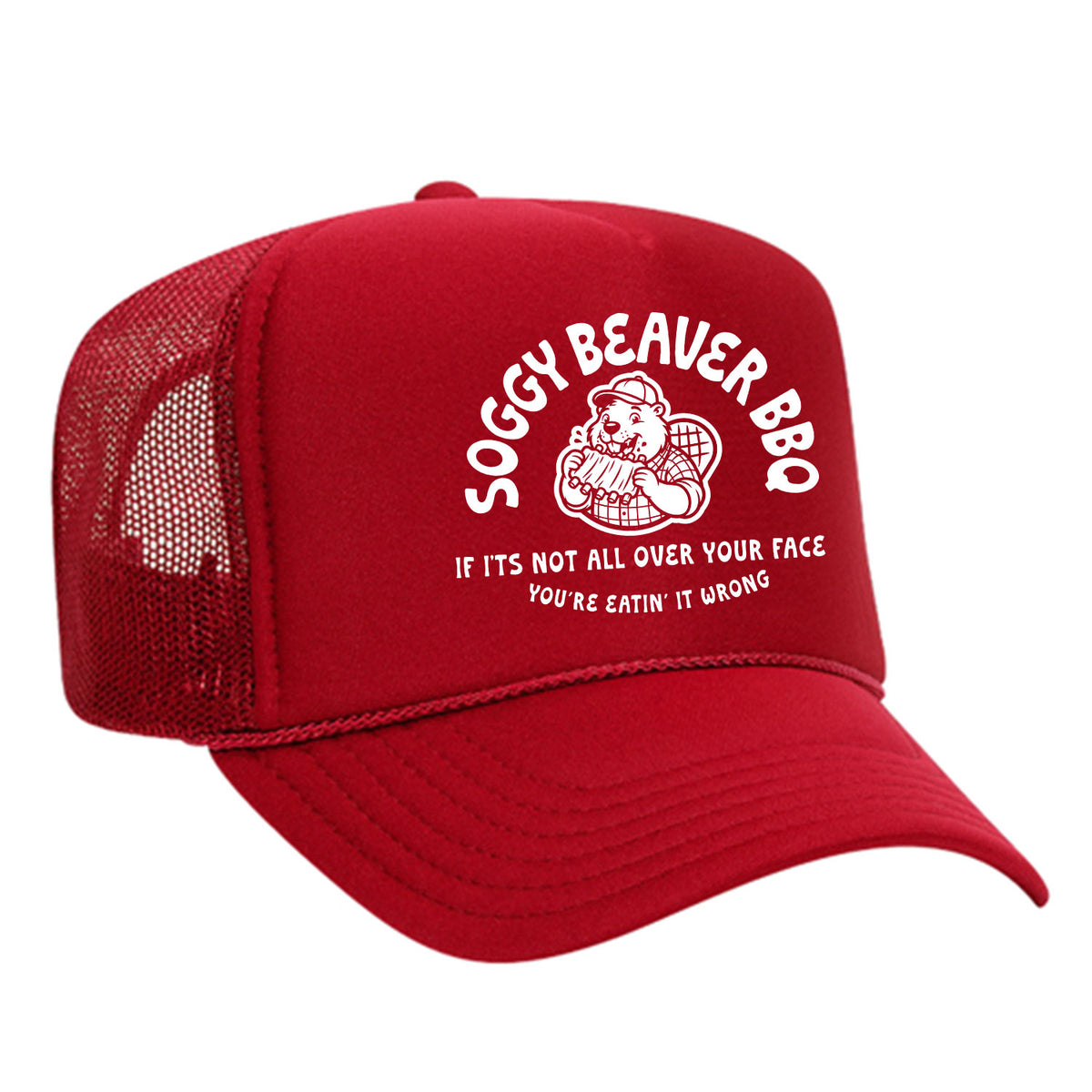 Soggy Beaver BBQ Foam Trucker Hat