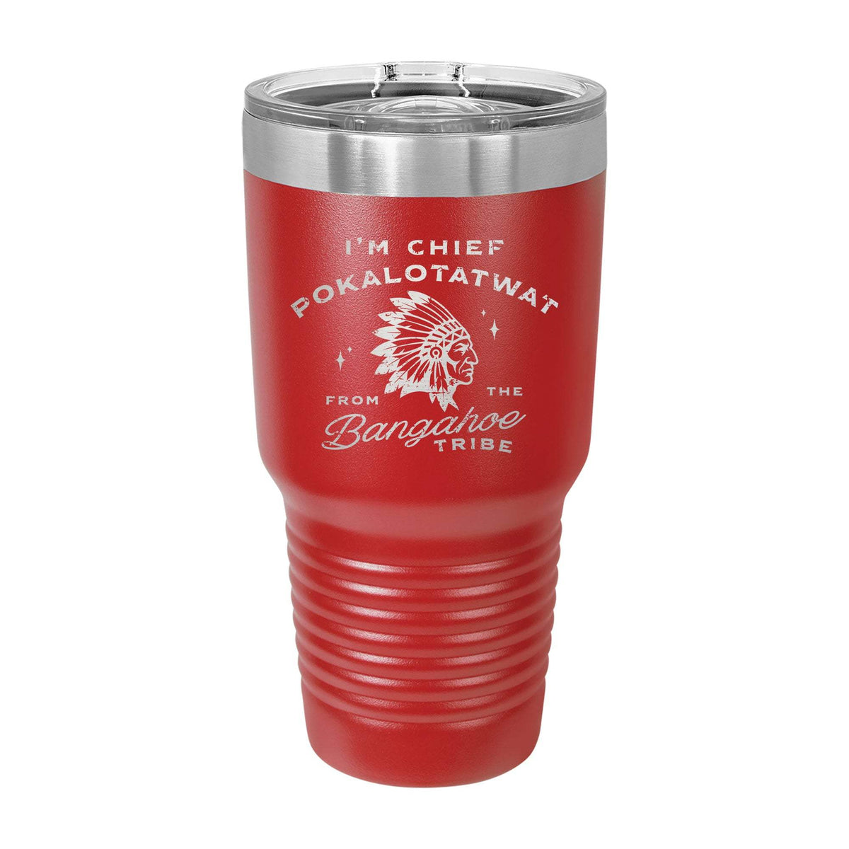 Chief Pokalotatwat 30oz Tumbler - Red