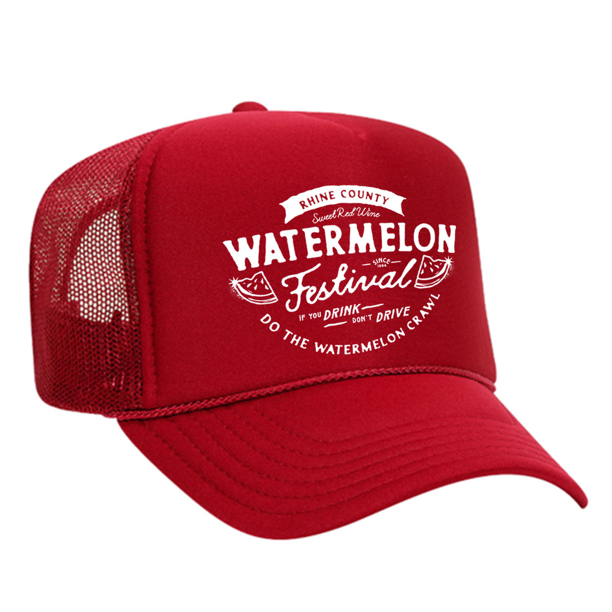 Watermelon Crawl Foam Trucker Hat