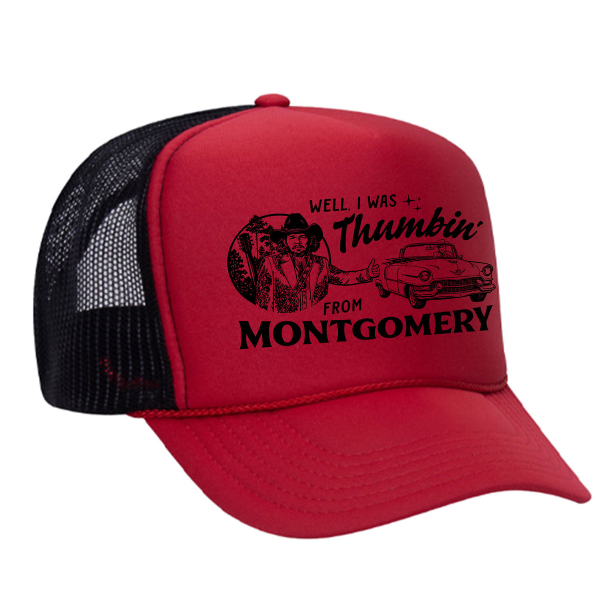 Thumbin' From Montgomery Foam Trucker Hat