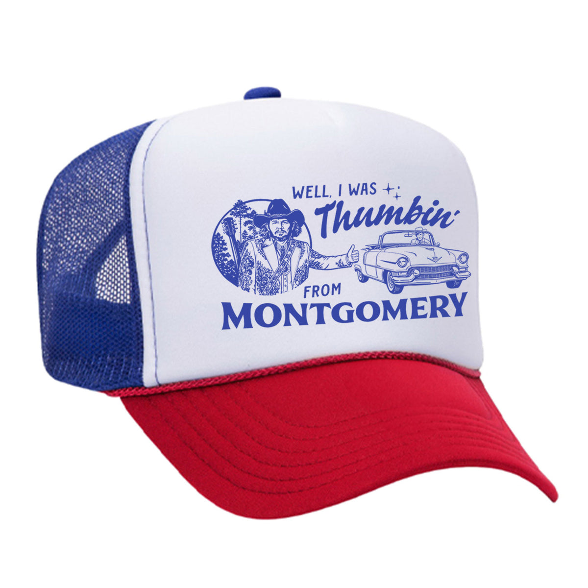 Thumbin' From Montgomery Foam Trucker Hat