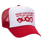Make Country Outlaw Again Foam Trucker Hat