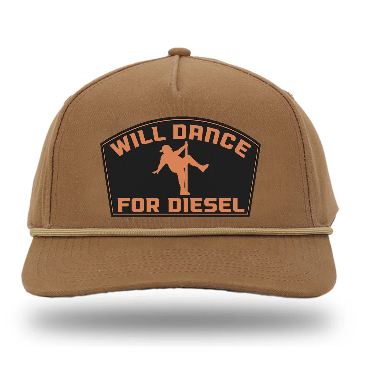 Will Dance For Diesel Red Dirt Patch Hat