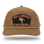 Will Dance For Diesel Red Dirt Patch Hat