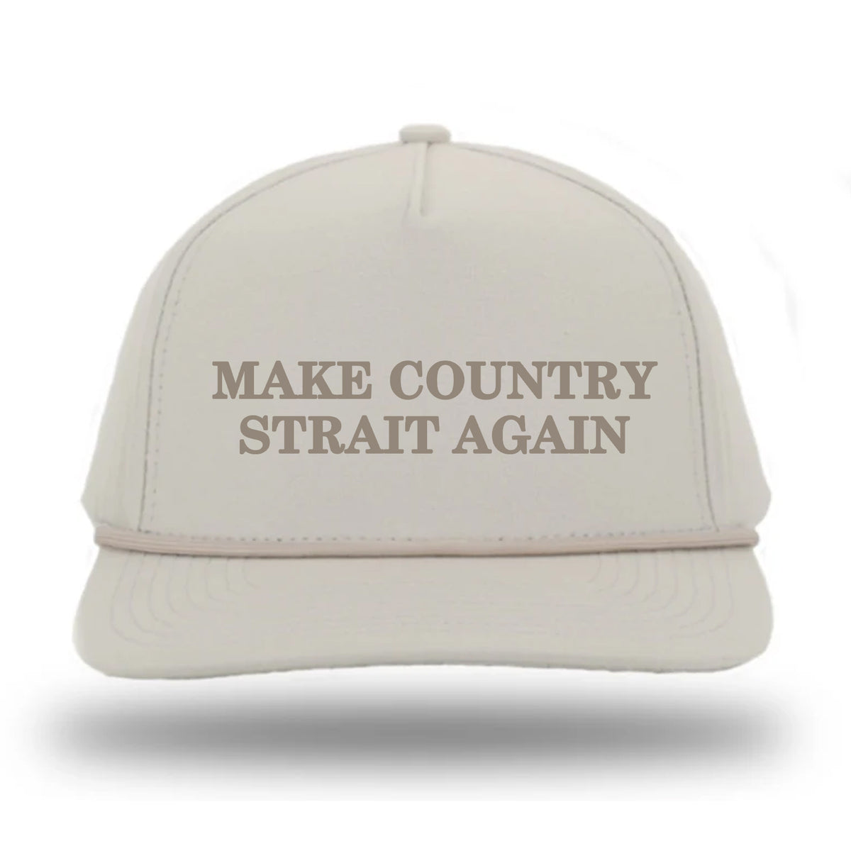 Make Country Strait Again Embroidered Rope Hat