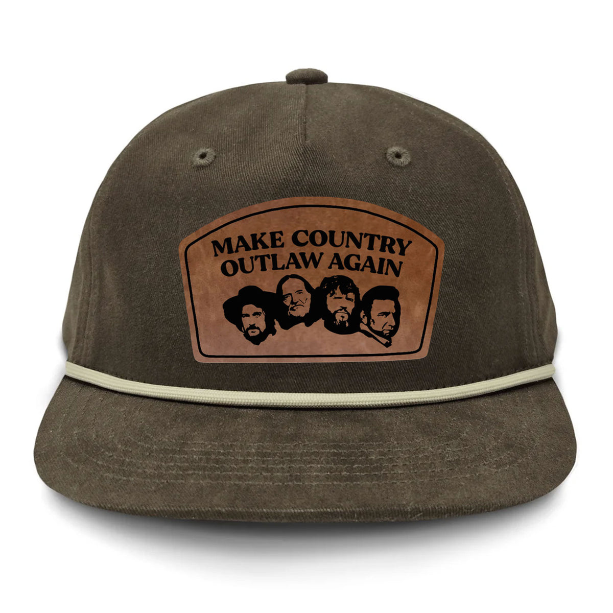 Make Country Outlaw Again Flat Bill Rope