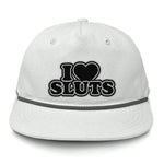 I Love Sluts Flat Bill Rope